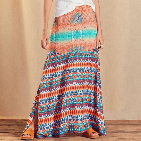 🆕🌿SUNDANCE DESERT SUNSET MAXI SKIRT🌿 - Picture 1 of 4